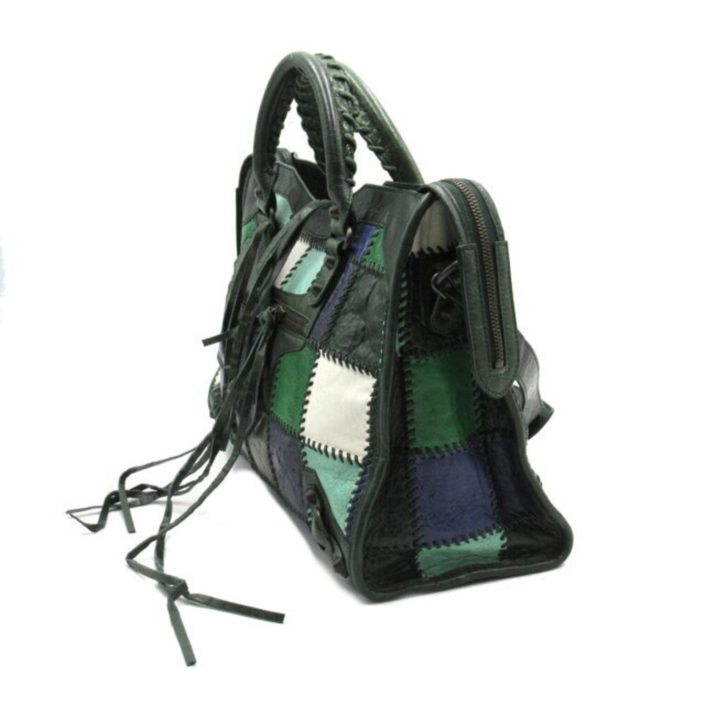 Balenciaga The City Shoulder Bag Leather Green - Picture 3 of 10